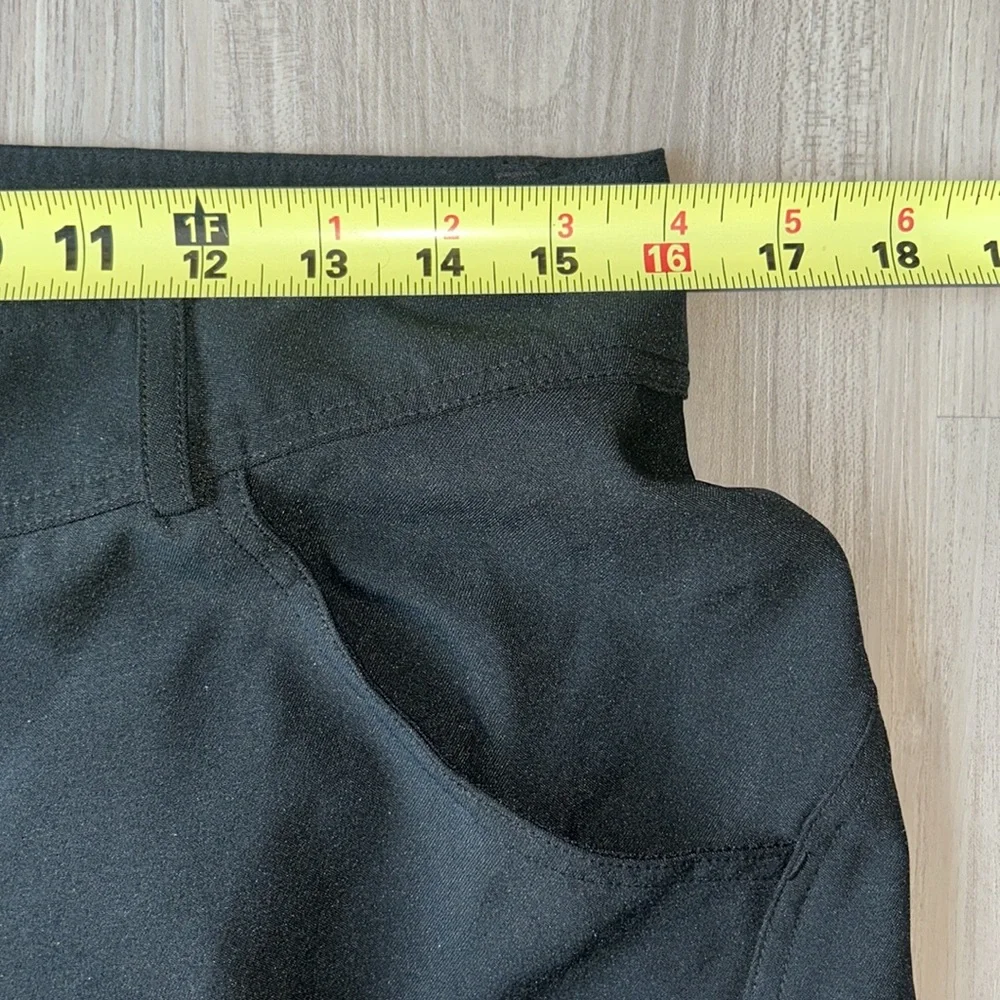 Terry Woman’s Biking Cycling Cargo Shorts M Black Padded Liner Loose Athletic